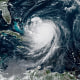 A satellite image of Hurricane Erin