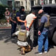 An Uber Eats delivery driver is arrested in Washington, D.C.