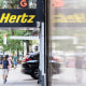 A Hertz rental location in New York