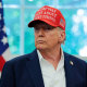President Donald Trump speaks in the Oval Office on Aug. 22, 2025.