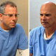Erik and Lyle Menendez at their parole board appearances last week.