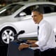 President Barack Obama speaks at the General Motors Orion assembly plant in Orion Township, Mich., on Oct. 14, 2011. 