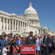 Rep. Ro Khanna, D-Calif., is joined by other lawmakers and Jeffrey Epstein victims at a news conference at the Capitol 