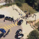Police respond at Evergreen High School in Colorado.