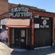 the exterior of Silver Platter bar during the daytime