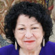 Side by side of Justice Sonia Sotomayor and her new children's book "Just Shine!"