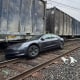 A Pennsylvania towing company was called to assist Sinking Spring Borough and Western Berks Fire Department moving a Tesla that had come to rest on active railroad tracks.