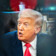  Donald Trump speaking in the Oval Office.