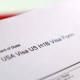 A U.S. H-1B Visa application form.