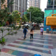 Rainbow crosswalk