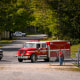 Fire truck at Accurate Energetic Systems.