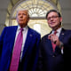 President Trump Attends GOP House Caucus Meeting On Capitol Hill As Budget Bill Faces Resistance