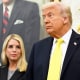 President Donald Trump and Pam Bondi in the Oval Office.