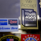 Food stamps sticker.