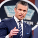 U.S. Defense Secretary Pete Hegseth at the Pentagon.