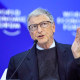 Bill Gates takes part in a panel at the Annual Meeting of World Economic Forum in Davos, Switzerland, Wednesday, Jan. 17, 2024.