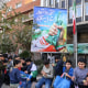 Image: People react during a rally outside the former U.S. embassy in Tehran