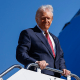 President Donald Trump boards Air Force One on Nov. 5, 2025 at Joint Base Andrews, Md.