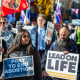 Anti-abortion demonstrators in Boston