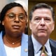 LaMonica McIver; James Comey; Letitia James.