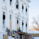 Construction workers demolish what is remaining of the East Wing of the White House.