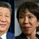 China's President Xi Jinping and Japan's Prime Minister Sanae Takaichi 