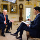 NBC Nightly News anchor Tom Llamas sits down with President Donald J. Trump for an interview 