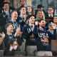 Image: Members of the United States Olympic Men's Ice Hockey Team 