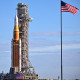 NASA's Artemis II Space Launch System rocket and Orion spacecraft 