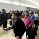 Long wait lines at a TSA checkpoint at New York's LaGuardia airport on March 27, 2026.