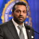 FBI Director Kash Patel speaks at the Department of Justice on April 21, 2026. 