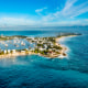 An aerial view of Hope Town, Great Abaco Island, Bahamas in 2022.