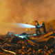 Fire rescue forces carry out rescue operations after an explosion at a fireworks plant in Hunan. China.