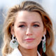 A split composite image of Justin Baldoni, left, and Blake Lively.