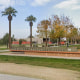 The sign for Glendale Community College on a lawn outside