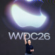 Apple CEO Tim Cook gestures the peace sign during his final Apple Worldwide Developers Conference in Cupertino, Calif., on June 8, 2026.