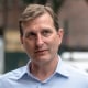 Rep. Dan Goldman Visits A Polling Site On Primary Election Day In New York
