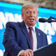 President Trump Speaks At Mack Trucks Facility In Pennsylvania's Lehigh Valley