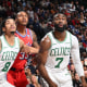 Dan Le Batard, Dominique Foxworth and NBA analyst Amin Elhassan discuss Jaylen Brown's future with the Celtics after a rumored trade to the Bucks for Giannis Antetokounmpo fell through.