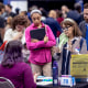 People at a job fair.