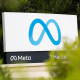 The Meta logo.