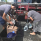Puerto Ricans who were already grappling with little or no water for days are now dealing with official water rationing measures. Photos from George Solis and his crew from Puerto Rico.