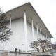 The exterior of the Kennedy Center building