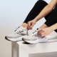 According to doctors, the average pair of running shoes should last between 300 and 500 miles. 