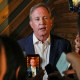 Texas State Attorney General Ken Paxton campagins in Houston for the state's Senate seat.