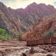 Flood in the park.