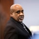 Duane Davis looks on during a break during closing arguments in his murder trial, related to the 1996 killing of rapper Tupac Shakur, at Clark County District Court at the Regional Justice Center in Las Vegas, Nevada.
