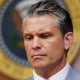 Secretary of Defense Pete Hegseth attends a Cabinet meeting on July 31, 2026. 
