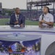 Larry Fitzgerald sits down with Maria Taylor and Mike Tomlin to discuss his Hall of Fame career and his emotions surrounding his late father.