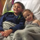 Ellie Carter with her brother Spencer.